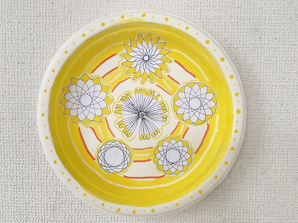 イタリア風の絵皿を描こう (17)