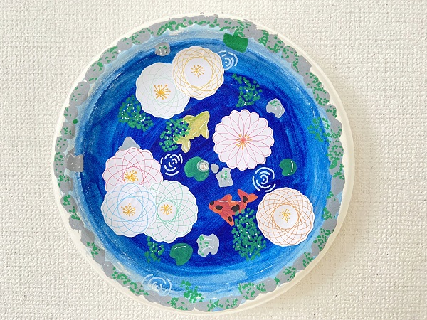 イタリア風の絵皿を描こう (23)