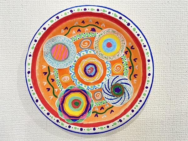 イタリア風の絵皿を描こう (36)