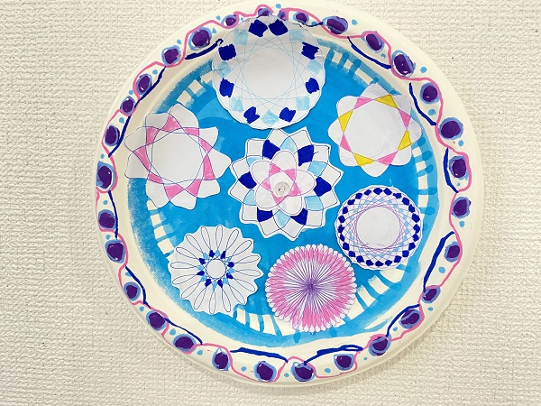 イタリア風の絵皿を描こう (37)