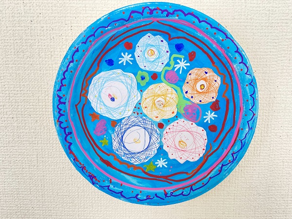 イタリア風の絵皿を描こう (6)