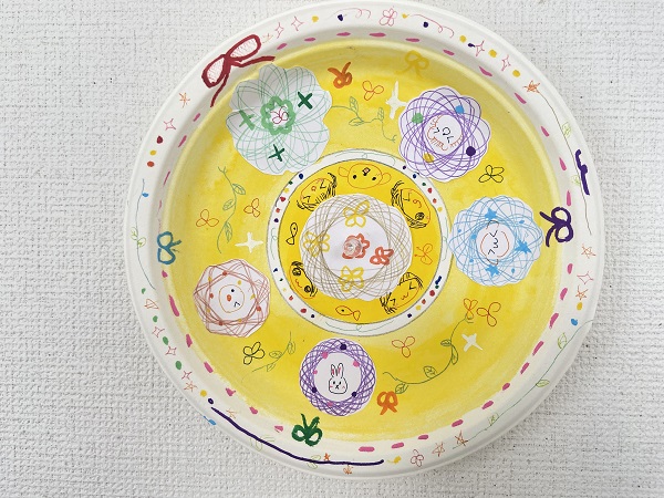 イタリア風の絵皿を描こう (7)