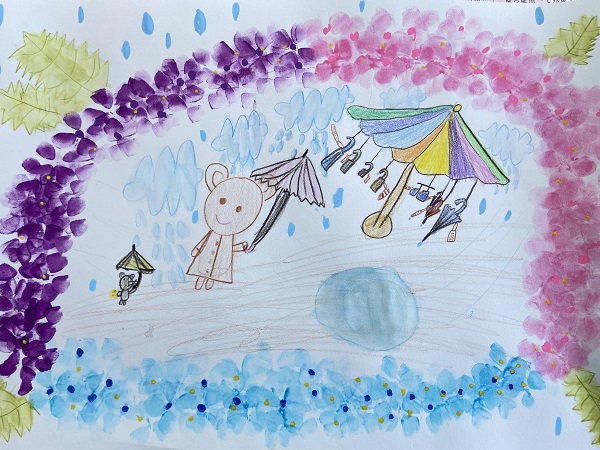 梅雨の花✿紫陽花(あじさい)を描こう (2)