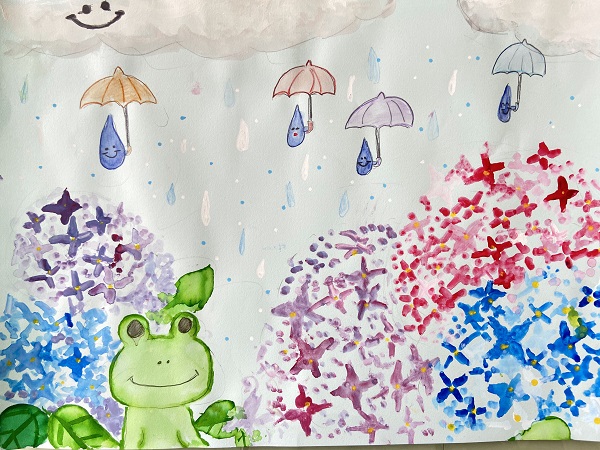 梅雨の花✿紫陽花(あじさい)を描こう (24)