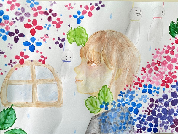 梅雨の花✿紫陽花(あじさい)を描こう (30)