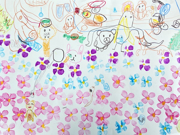 梅雨の花✿紫陽花(あじさい)を描こう (7)