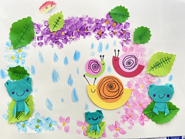 梅雨の花✿紫陽花(あじさい)を描こう (10)