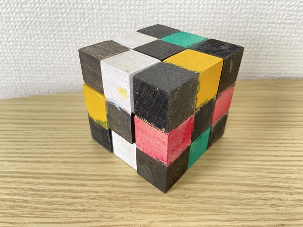 木製パズル:スライド&キューブ (24)