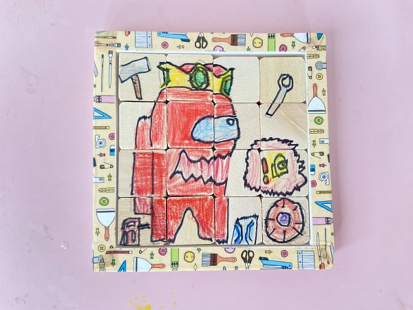 木製パズル:スライド&キューブ (27)