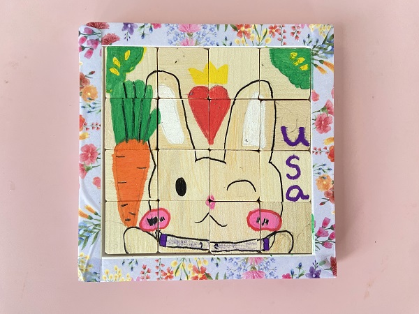 木製パズル:スライド&キューブ (28)