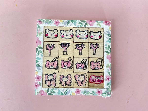 木製パズル:スライド&キューブ (29)