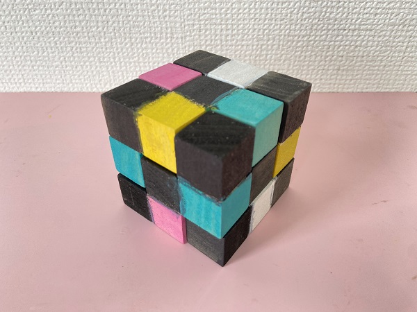 木製パズル:スライド&キューブ (31)