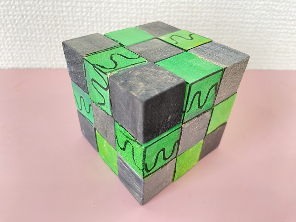 木製パズル:スライド&キューブ (34)