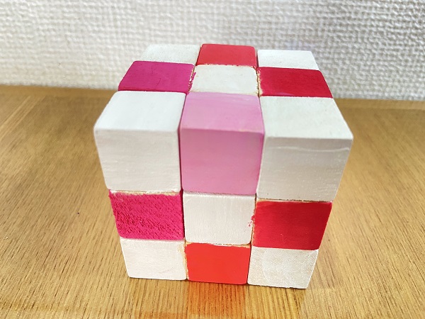 木製パズル:スライド&キューブ (5)