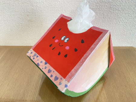 かわいいスイカのティッシュボックス (3)